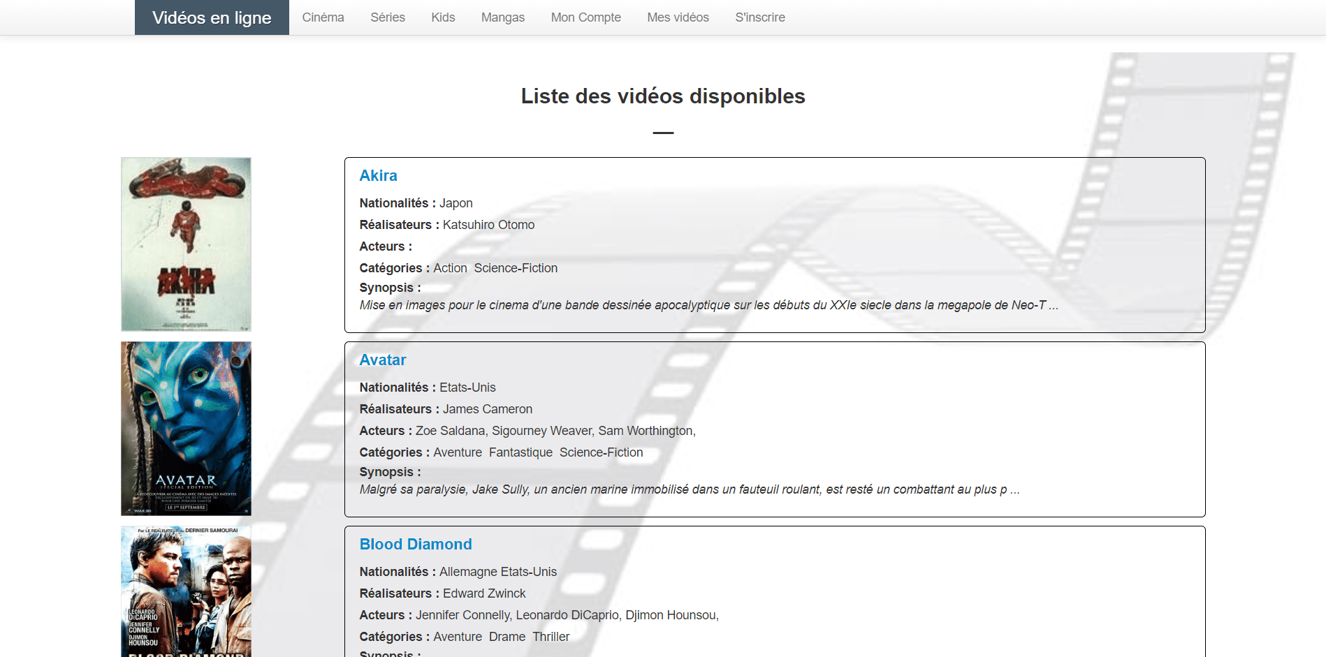 Site de streaming